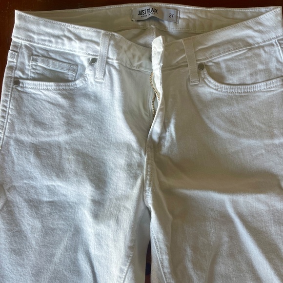 Just Black Nysa women’s denim white jeans size 27 - Picture 3 of 5